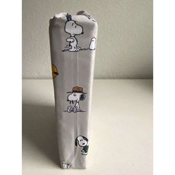 Peanuts Snoopy Halloween TWIN Sheet Set Pumpkin Cactus Cowboy Pumpkin NEW - Picture 14 of 16